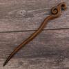 Horquilla de recuerdo turístico, accesorios antiguos Hanfu, broche de madera para el cabello, placa para el cabello, tocado vintage hecho a mano, tocado de sándalo al por mayor