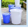 Cubo de agua de plástico curado engrosado multiespecificación capacidad extragrande almacenamiento de agua doméstico trapeado lavado de autos con tapa almacenamiento a prueba de polvo agua
