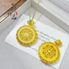 Loja de Ouro Mesmo Estilo Ouro Antigo Incrustado com Diamantes Bússola de Oito Tesouros Giratória Novo Estilo Chinês Bússola de Oito Tesouros Oca