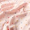 Crepé de algodón seersucker gasa de bebé manta pequeña tela para ropa de luna tela para pijamas