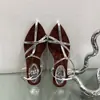 Sandalias Romanas de Correa Fina con Diseño de Cruz Retro Francés para Mujer 2025 Nuevo Estilo de Verano con Falda Sandalias de Tacón Grueso Punta Fina
