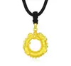 Colgante de Dragón de Oro y Plata Pura 999 Jiufengxiang con Hebilla de Paz, Cuenta para Atraer Riqueza y Girar la Fortuna, Regalo para Hombres y Mujeres