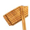Palitos de bambu natural de alta qualidade para uso doméstico restaurante familiar chinês hotel antiderrapante alta temperatura louça sem tinta sem cera à prova de mofo