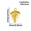 Collar Colgante de Acero Inoxidable Europeo y Americano Chapado en Oro de 18K Serie de Comida DIY Colgante de Sandía Pulsera Accesorios de Joyería en Stock