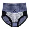 Calcinha modeladora popular de cintura média-alta com controle abdominal, sem costura, para mulheres, com fundo antibacteriano de grafeno, cueca feminina elástica que levanta o bumbum
