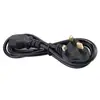 Cable de Alimentación Estándar Nacional con Núcleo de Cobre Puro, Cable de Enchufe para Arrocera, Cable de Alimentación de Tres Clavijas, Cable de Alimentación para Computadora, Cable de Alimentación para Tatuaje