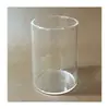 Pote de Vidro Borossilicato Alto Pote de Armazenamento Copo para Vela Copo para Vela de Aromaterapia Copo de Vidro Transparente Copo para Preenchimento de Cera Resistente a Altas Temperaturas