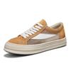 TikTok Zapatillas Explosivas para Hombre Verano 2025 Malla Hueca Transpirable Cuero Zapatos Casuales Combinación de Colores Suela Suave Todo Combinable Zapatos de Moda