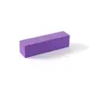 Ferramenta para Nail Art Esponja Alta Elasticidade Buraco Grosso Bloco de Tofu Colorido Lado Quatro Lixa de Unha Lixador de Polimento Lixa de Unha