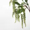 Colgante de planta Fruto de aliso Pegamento suave Fruto de frijol del amor Colgante de pared Decoración de paisajismo Accesorios para arreglos florales Seda suave