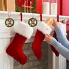 Corona de Navidad Impresa en Nuevo Color Transfronteriza Perro Acrílico Señal de Decoración Navideña para el Hogar
