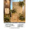 Decoraciones de primer cumpleaños estilo coreano para niños y niñas, decoración de ambiente universal, accesorios para ceremonia de cumpleaños infantil, tablero KT de cumpleaños