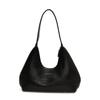 Nova Bolsa Patchwork de Nicho Estilo Coreano Bolsa Baguete Feminina Bolsa Meia-Lua Feminina Bolsa de Ombro Feminina Bolsa de Mão Feminina Bolsa de Axila Texturizada