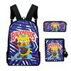 Al por mayor transfronterizo Concierto de Monstruos Mi Mundo de Monstruos Mochila Mochila Bolso de Hombro Estuche para Lápices Mochila