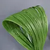Folhas de Espada de Grama de Aço Plantas Aquáticas Salgadas Planta Simulada Forma de Linha Verde Acessórios para Arranjo de Flores de Casamento Flor de Borracha Macia Arame de Ferro para Amarrar Flores