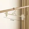 Pinzas lisas para uso doméstico, perchas para ropa, barras para pantalones, organizadores de pantalones, almacenamiento de faldas, pinzas antideslizantes para pantalones JK, perchas multifuncionales al por mayor