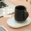 Posavasos Calentador de Tazas de Temperatura Constante 55 Grados Inteligente Automático Calentador de Leche Caliente Base Calefactora Posavasos