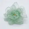 45/90mm Hilo de Seda Flor Accesorios Malla Hilo Borde Quemado Flor Accesorios Flor de Tela Hecho a Mano DIY Accesorios para Tocados