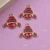 Qk145 Fabricante Autoproducido Accesorios de Gota de Aceite Cloisonné Accesorios de Joyería de Aleación de Zinc para Manualidades Colgante de Pulsera Llavero