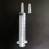 Seringa médica descartável, tubo de agulha de grande capacidade, seringa dispensadora acionada manualmente, dispositivo de lavagem