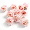 Em Estoque Flores Artificiais Rosa Flores Falsas Acessórios de Cabelo Hanfu Materiais DIY Flores de Casamento Arranjo de Cena Realista Flores de Seda