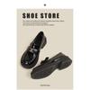 Mocasines de estilo británico y coreano para mujer, zapatos de cuero pequeños y modernos para estudiantes, informales, británicos, primavera 2025