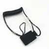 Cuerda Táctica de Resorte para Pistola de Aire Libre Llavero Anti-pérdida Cordón Cordón Ventilador Militar Elástico Cordón Multifuncional Cuerda para Pistola Cable de Resorte