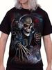 Comércio exterior transfronteiriço Amazon AliExpress venda quente Europeu e americano masculino juventude esportes impressão digital 3DT camisa de manga curta