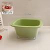 Cesta Escurridora de Doble Capa 2024 Nuevo Artefacto para Frutas Linda Mini Plato para Frutas de Alto Valor de Color Pequeño Exquisito Recipiente Escurridor