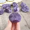 Piedra Cruda de Amatista Natural de Cristal Donghai Piezas Grandes Amatista Brasileña Piedra de Aromaterapia Piedra Difusora Piedra Decorativa para Paisajismo