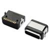 TYPE-C 16P placa-mã à prova d'água placa de dois pinos patch horizontal linha única SMT interface de conector à prova d'água