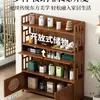 Estante para té, Gabinete de té, Estante de almacenamiento, Estante pequeño para juego de té, Gabinete de almacenamiento, Vitrina de té, Gabinete Multi-Tesoro para sala de té