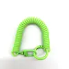 Hebilla de Puerta Pintada de Color Cuerda de Resorte Aleación Llavero de Resorte Llavero de Bolso Accesorios Línea de Honda Antiperdida Cordón