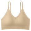 Hermoso Sling Trasero Celebridad de Internet Explosivo Sujetador Strapless sin Aro de Acero Ropa Interior Deportiva Estudiantes Mujeres Chica de Secundaria Chaleco Corto