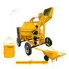 Mezcladora Vertical de 700L África Mezcladora de Concreto Multifuncional Mezcladora de Concreto Diésel Totalmente Automática