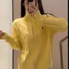 Suéter de punto con media cuello alto bordado elegante, chaqueta cárdigan con cremallera para mujer, tops nuevos de otoño e invierno, ropa para mujer