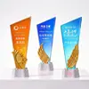 Trophy Company de Cristal Impreso en 3D Competencia al Empleado Destacado Campeón Equipo Honor