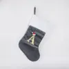 Calcetín de Navidad Multicolor con Letra Navideña Decoraciones Colgantes Navideñas Bolsa de Regalo Linda Bolsa de Dulces de 26 Letras