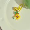 Lindo Llavero de Tarro de Miel de Pooh Divertido Colgante Ins Dibujos Animados Abeja Niña Corazón Suave Lindos Accesorios Colgantes