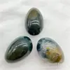 Venta Caliente Transfronteriza Huevos Pequeños de Cristal Jade Natural Mina de Xiamen Piedra de Huevo de Pájaro Piedra Cruda Juego de Acompañamiento Masaje Auxiliar
