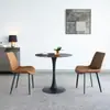 Mesa y Sillas de Negociación para Recepción y Reuniones, Sillas Creativas de Ocio, Mesa Redonda Pequeña Sencilla para Tienda de Sala de Exposiciones