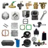 Accesorios para compresor de aire 0.25 bomba de aire 0.36 manómetro de presión de compresor de aire interruptor silenciador elemento filtrante codo de tubería