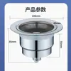 A NOSOTROS. colador de acero inoxidable para fregadero núcleo de rebote colador para fregadero de verduras colador para escoria desodorante tapón de fuga para fregadero