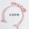 Acessórios Bai Xi Tecido Qipao Orelha de Coelho de Roda Única Cauda Longa Tecido à Mão Contas de Jade Novo Estilo Chinês Traje Tang Hanfu Estilo Nacional Botão