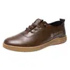 Nuevos Zapatos de Hombre 2025 Diarios de Viaje de Negocios Zapatos de Cuero Suela Suave Cuero Suave Slip-On Zapatos Casuales Más Fáciles de Combinar Zapatos Planos