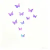 Adesivo de Parede Luminoso Borboleta Degradê Xino Yg-H720 Personalizável PVC Autoadesivo Fluorescente Decorativo para Quarto de Crianças