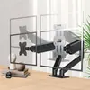 Soporte Universal para Monitor de Computadora sin Taladro, Brazo Mecánico Neumático Giratorio para Pantalla Única/Doble
