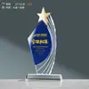 Troféu de Cristal Criativo Personalizado para Eventos Anuais, Competições, Lembranças para Funcionários Destaques, Medalhas Infantis Feitas Sob Medida com Gravação