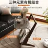 Estante de Almacenamiento de Mesita de Noche, Mesa Lateral de Dormitorio de Vidrio Templado para el Hogar, Estante de Almacenamiento, Mesa de Esquina, Mesa de Café Lateral para Sofá de Sala de Estar, Mesa Pequeña