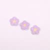 Accesorios para pinzas para el cabello rojas transfronterizas, parches decorativos, pegatinas de tela decorativas con flores de malla de 3 cm, accesorios de ropa, Internet